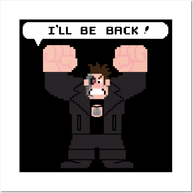 I'll Be Back! (Battle Damaged) Wall Art by Leidemer Illustration 